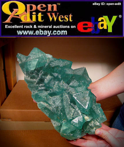 Green Fluorite Cluster from South Africa